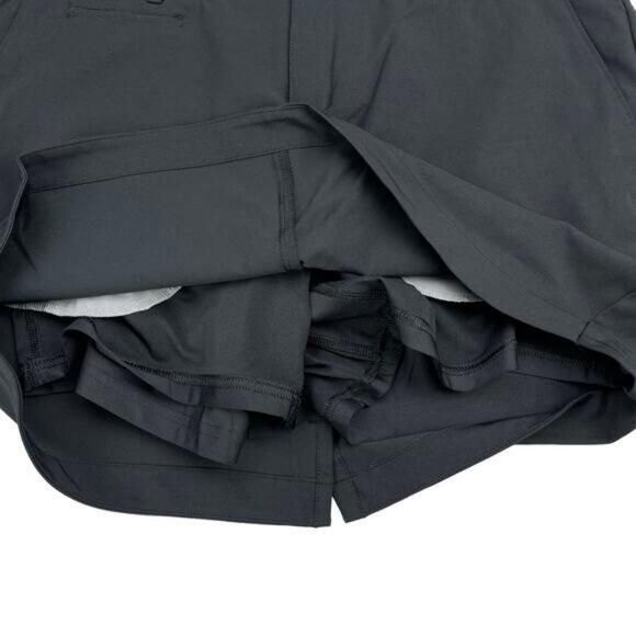 UA Women's Links Woven Black Golf Skort Size 10 - Picture 8 of 8